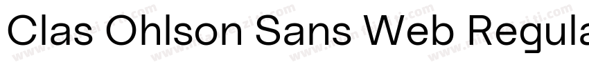 Clas Ohlson Sans Web Regular字体转换